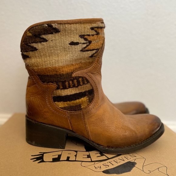 FREEBIRD Shine Boots in Cognac - Picture 2 of 8